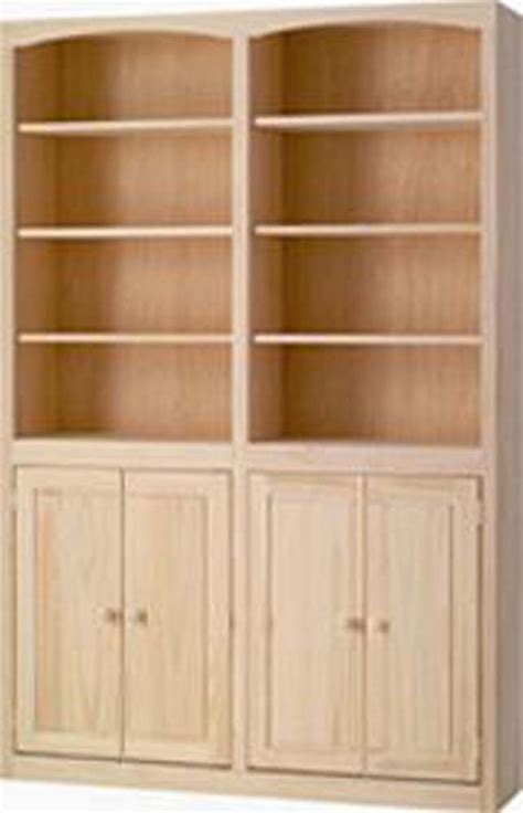 Archbold Furniture Customizable Pine 48x72 Bookcase With Doors Appliance Center Of Toledo