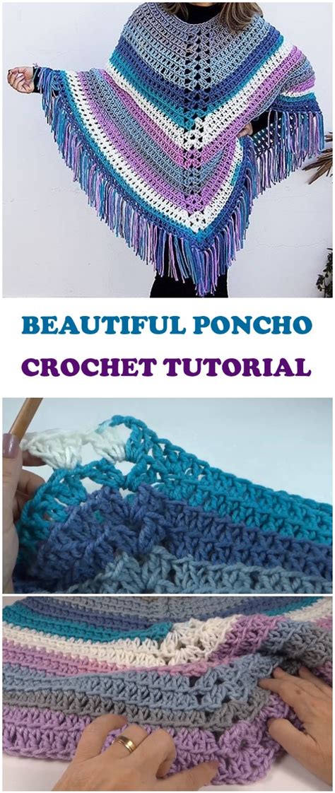 Beautiful Crochet Poncho Patterns That You Will Love The 4e9