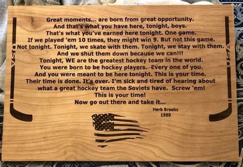 Miracle On Ice Herb Brooks Pre Game Speech 1980 Usa Olympic Hockey