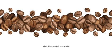 Coffee Bean Border Clip Art