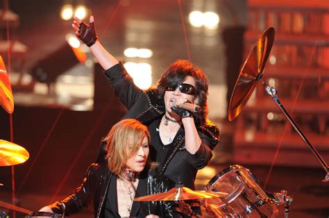 Yoshiki Leader Of X Japan Made His Return To The Drums During A Live Television Broadcast On