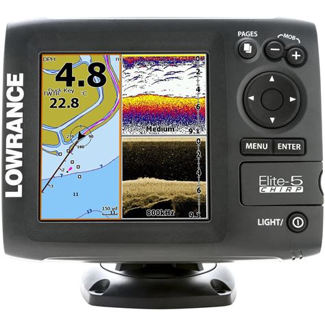 Lowrance Elite 5 Chirp Fishfinder Chartplotter Combo With 83 200