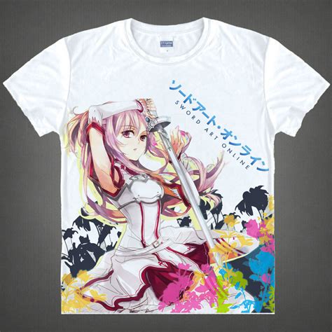 Alfheim Online Alo T Shirt Silica Shirt Cute Womens T Shirts Anime Clothes Cute Kawaii T Shirts