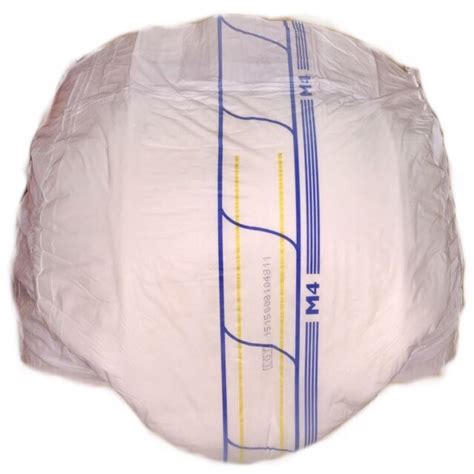 2 Diaper Sample Abena Abri M4 Adult Pampers Plastic Backed Med 28” 44