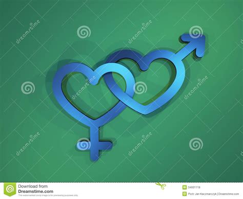 Heart Sex Symbols Stock Illustration Illustration Of Communications 34931118