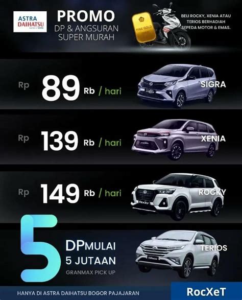 Daftar Promo Daihatsu Bogor Dealer Mobil Daihatsu Bogor Daihatsu