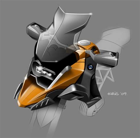 Motorcycle Sketch Bmw Concept Bmw Motorrad Bmw 2014