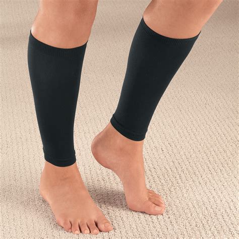silver steps calf compression sleeves 20 30 mmhg 1 pair easy comforts