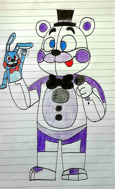 Drew Funtime Freddy In Class Today In A Different Style Again R