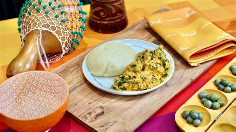 Egusi soup has a unique color and taste. Nigeria: How to Make Egusi Soup and Fufu (Pounded Yam ...