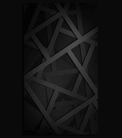 Geometric Black Cool Samsung Galaxy S7 Wallpaper