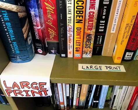 Large Print Books Keep Reading With Books That Have Larger Fonts