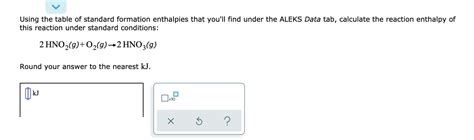 Solved Using The Table Of Standard Formation Enthalpies That Chegg