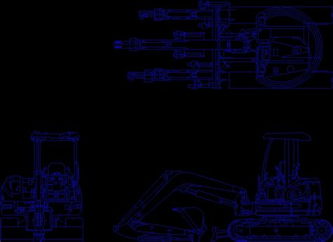 Excavator Cad Block