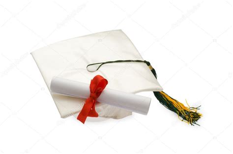 Graduation Cap And Diploma — Stock Photo © Elnur 1638284