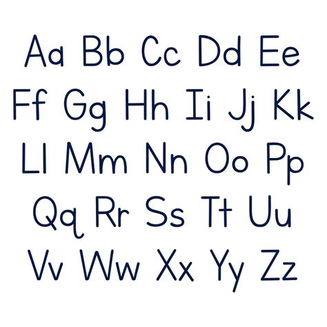 6 Best Printable Manuscript Alphabet Chart