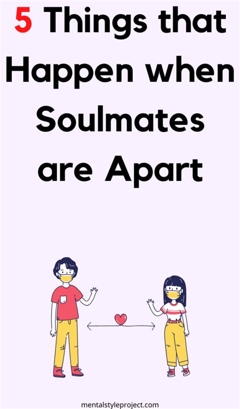 What Happens When Soulmates Are Apart Things