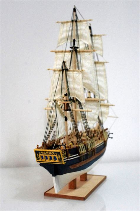 Wooden Ship Model Hms Bounty Assembled From Constructo Kit Model Kits Cars Ships Airplanes