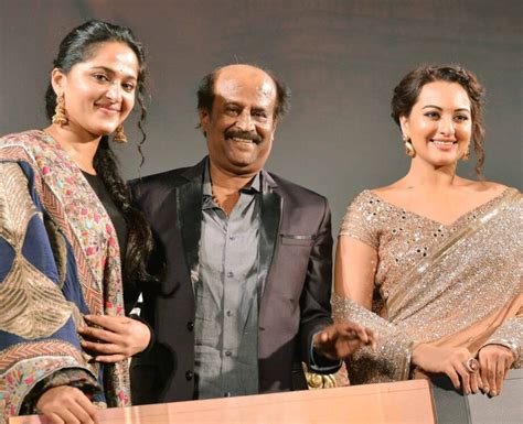 Anushka Shetty Poses With Rajinikanth And Sonakshi Sinha Pic Goes Viral Iwmbuzz