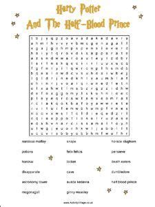 free printable word puzzles harry potter word search