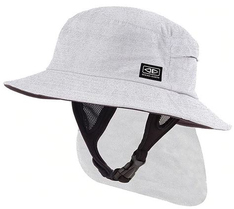 Ocean And Earth Indo Mens Surf Hat White