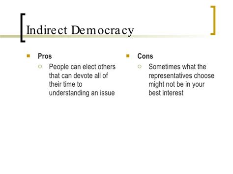 😊 Indirect representative democracy. Difference Between Direct ...