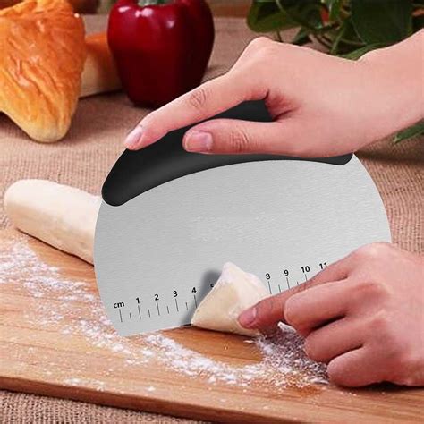 Bakers Blade Baking Dough Cutter Scraper Measuring Guide And Conversion