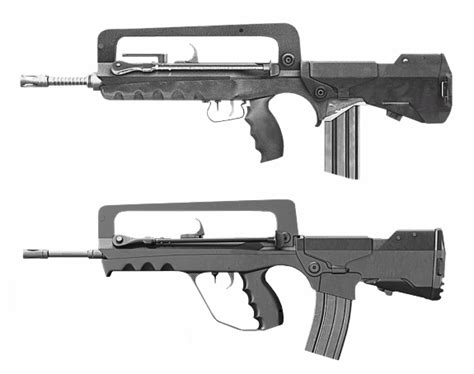 Munições de smg são utilizadas nas submachine gun (abreviada como smg) e aqui no brasil são conhecidas como submetralhadoras, que são armas. FAMAS - Wikipedia