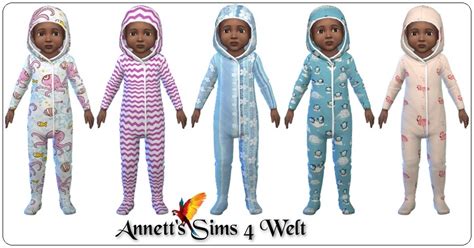 Sims 4 Ccs The Best Toddlers Jumpsuits By Annett85