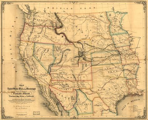 Map Of United States 1877 Direct Map