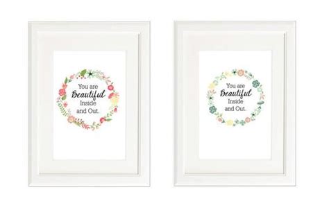 8x10 You Are Beautiful Inside And Out Art Print 2 Downloads Included