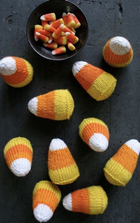 Make Candy Corns — All Knitting Ideas