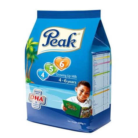 Peak 456 Growing Up Milk Refill Powder500g Buy Online Jumia Nigeria