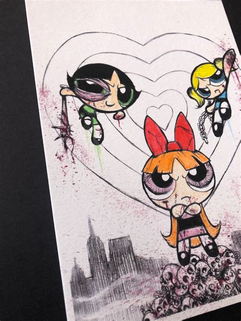 Blossom Bubbles And Buttercup Powerpuff Girls Drawn By Danny Sulca My