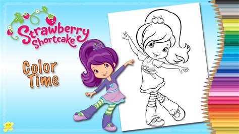 31 strawberry shortcake coloring pages. Coloring Strawberry Shortcake Plum Pudding | Kids Coloring ...