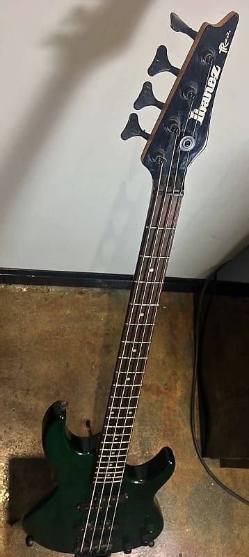 Ibanez Tr Series Electric Bass Guitar Trans Green 1995 Reverb