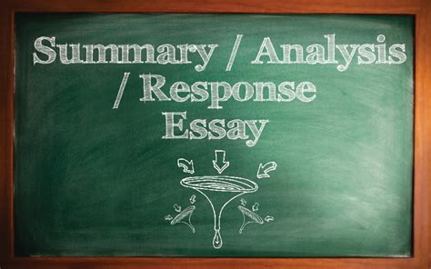 How to write a reader response essay. How to Write a Summary, Analysis, and Response Essay Paper With Examples - Owlcation