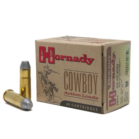 Munições Hornady Cal 44 40 Cowboy 205grs Lead Bullets Mercartucho