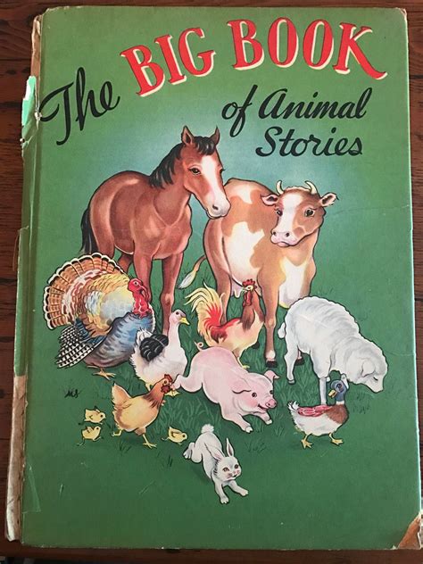 The Big Book Of Animal Stories 1946 Rosemary Smith John Etsy