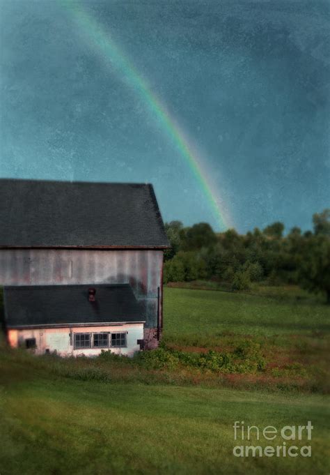Rainbow Over And Old Barn Photograph By Jill Battaglia Fine Art America
