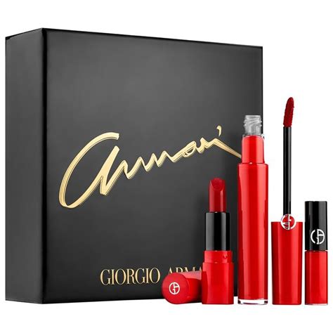 Armani Beauty Armani Lip Set Holiday 2016 Lipstick Set Red Lipsticks