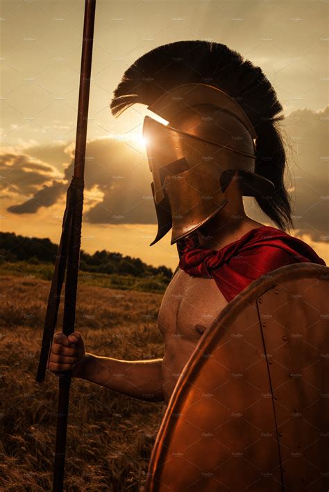 Spartan Warrior High Quality People Images Creative Market