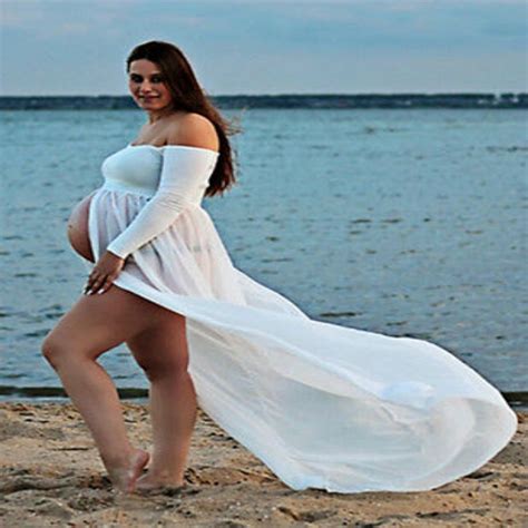 Emmababy Maternity Dress Sexy Summer Women Pregnant Photography