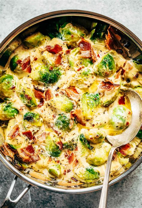 Creamy Bacon Brussel Sprouts 7 Of 17 Paleo Gluten Free