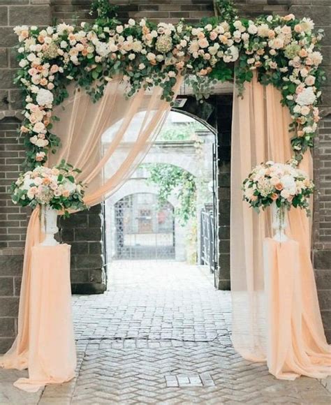 Floral Wedding Arch Wedding Decor Metal Wedding Arch Ceremony Arch