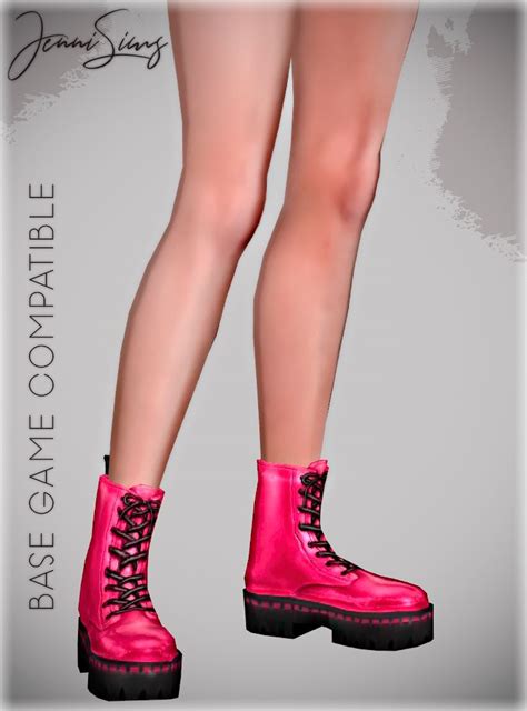 Jennisims Ts4 Shoes Sims 4 Cc Shoes Boots Sims 4