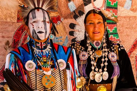 Zuni Man And Northern Cheyenne Woman Indian Pueblo Culture Center