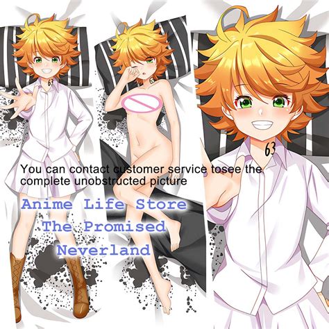 Emma Body Pillow Case Dakimakura Peachskin 2way Soft Fabrics Anime The
