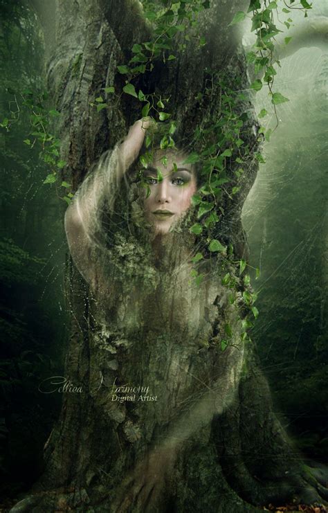 Druids Trees Tree Spirit ~ The Entwives By Celtica Harmony At