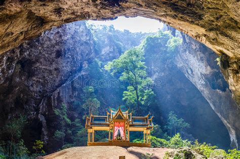 Phraya Nakhon Cave Stock Photo Image Of Landmark Golden 93554120